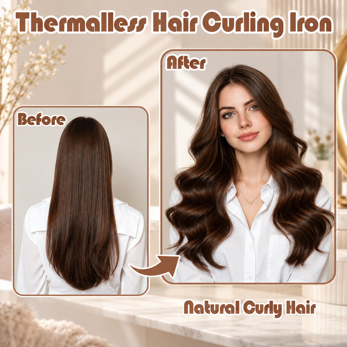 6-Piece Satin Heatless Curler Set