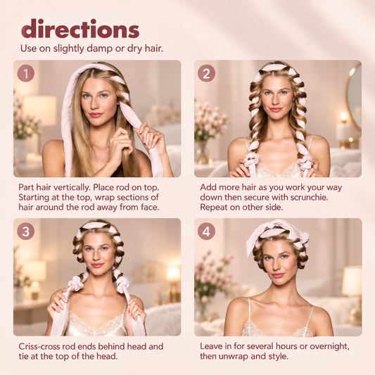 Soft Ribbon Heatless Curl Set of 2