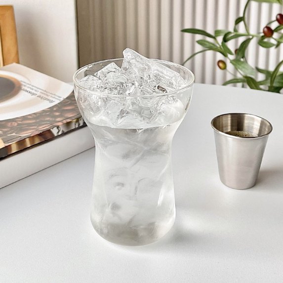 Striped Vintage Glass Cup