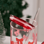 Cute Bow Glass Mug