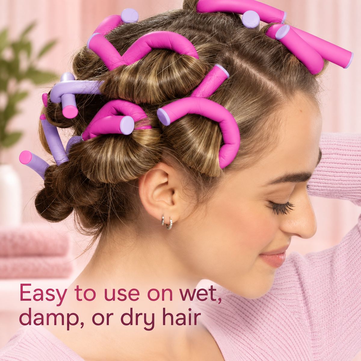 18-Piece Heatless Spiral Curlers
