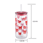 Cute Bow Glass Mug