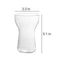 Striped Vintage Glass Cup