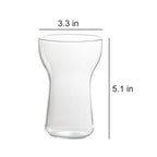 Striped Vintage Glass Cup