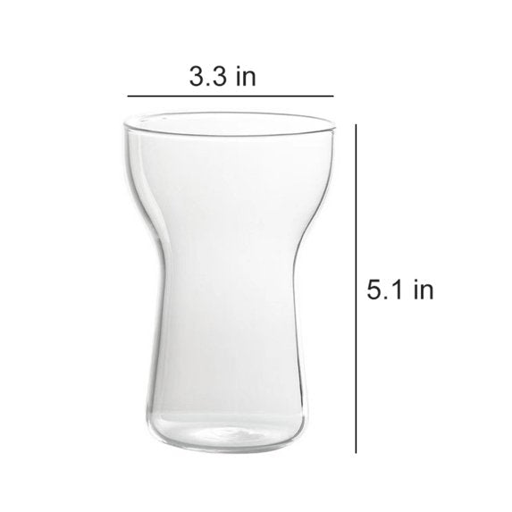 Striped Vintage Glass Cup