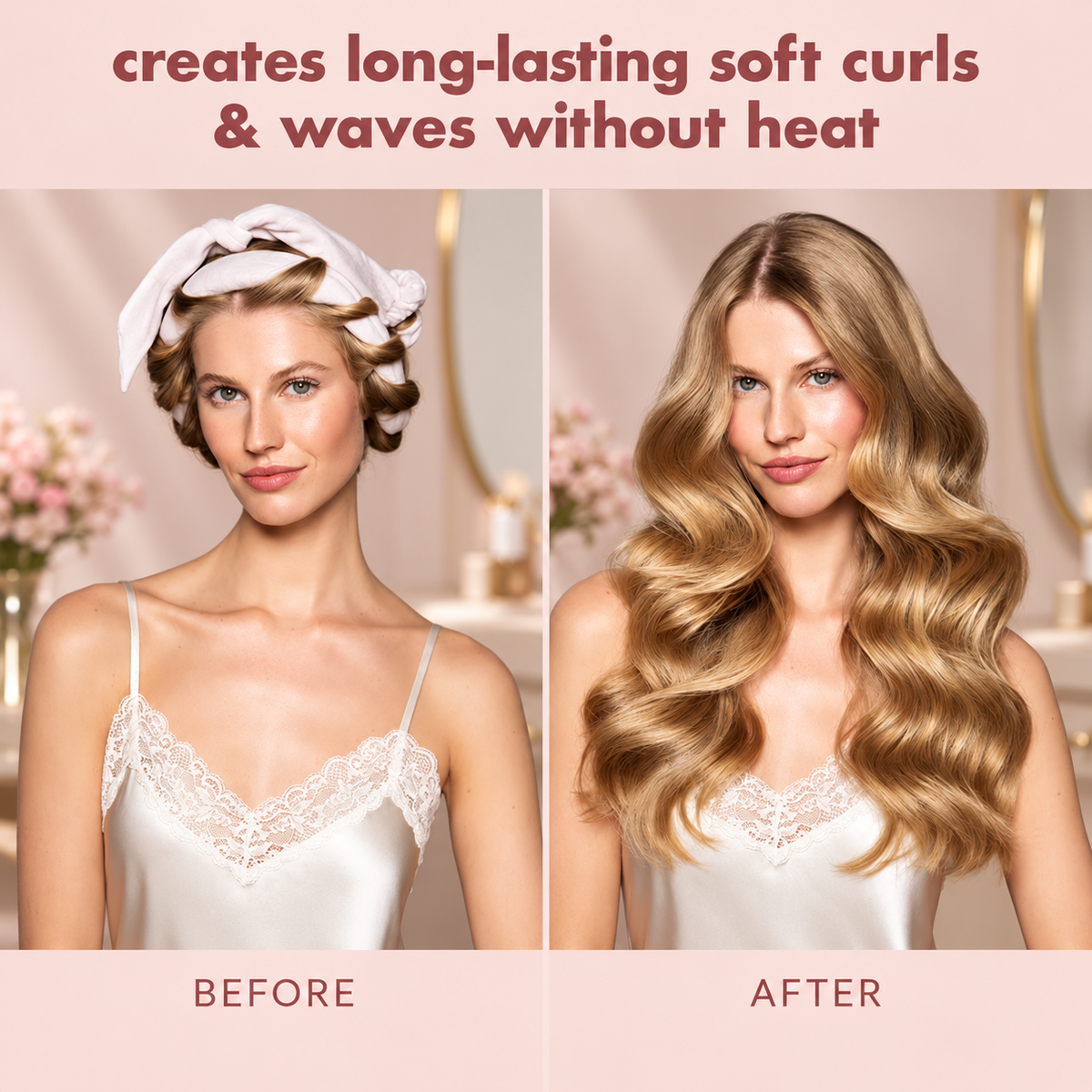Soft Ribbon Heatless Curl Set of 2